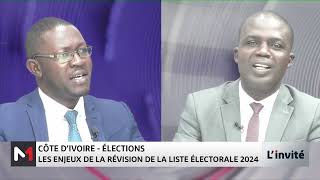 Côte d´Ivoire  Les enjeux de la révision de la liste électorale 2024 le point avec Arsène Konan [upl. by Herv]