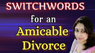 Get an Amicable Divorce  Switchword for easily getting Divorce 💔 Magical Shabd Ankk [upl. by Ilahtan]