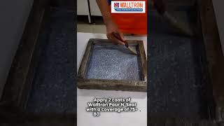 Nippon Paint Pour n Seal Waterproofing chemical application video [upl. by Cypro]