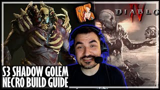 KRIPP’S SHADOW GOLEM NECRO BUILD GUIDE Season 3  Diablo 4 [upl. by Fenwick]