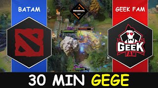 30 MINUTE GEGE  Batam Pride vs Geek Fam RES Regional SEA Dota 2 [upl. by Bowman]