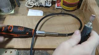 How to use a flex shaft on rotary tool [upl. by Michaud]