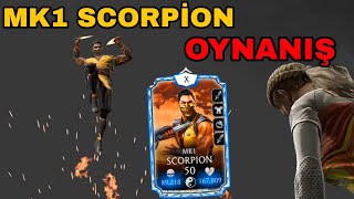 20 SANİYE ÖLÜMSÜZLÜK   MK1 Scorpion Oynanış  Mk Mobile [upl. by Lleynod258]