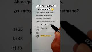 ¿Cuál es tu respuesta matematicasfaciles disfrutalasmatematicas clases profejeff fypシ゚ [upl. by Leavitt603]