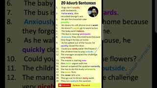 20 Adverb Examples Sentences Sentences With Adverb english [upl. by Eseila315]