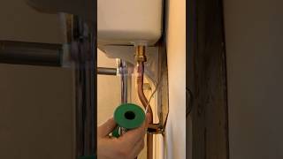 Replacing a toilet fill valve and copper pipework asmr plumber diy tools howto subscribe [upl. by Palua]