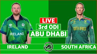 South Africa vs Ireland 3rd ODI Live Scores  SA vs IRE 3rd ODI Live Scores amp Commentary [upl. by Nieberg675]