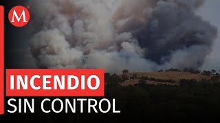 En Hidalgo pobladores solicitan ayuda urgente para combatir incendio [upl. by Ker]