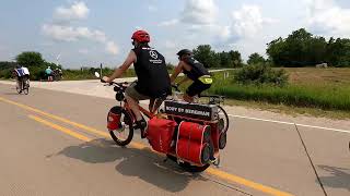 RAGBRAI 2024 Day 3 Clips 4k The Hilliest Day in RAGBRAIs 51 Year History [upl. by Kcirdderf]