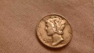 1944 Winged Liberty Head quotMercury Dimequot Dime Coin Review [upl. by Griffy]