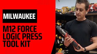 How to use Milwaukee M12 Force Logic Press Tool Kit [upl. by Salamanca]