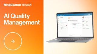 RingCX  AI Quality Management [upl. by Naujyt]