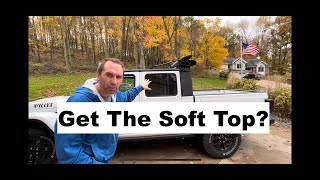 Jeep Gladiator Soft Top  Deep Dive [upl. by Hewie878]