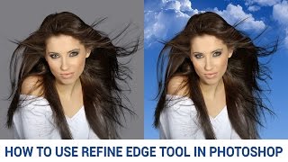 Remove Hair Background Using Refine Edge in Photoshop 2020  Part12 [upl. by Harleigh405]