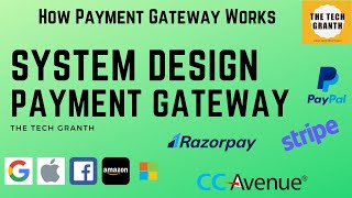 Payment Gateway System Design  Payment Processing  System Design [upl. by Lleirbag]