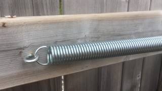 DIY Install a Gate spring Backyard Gate Spring Shut [upl. by Lishe]