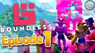 Minecraft in SPACE  Boundless Gameplay Walkthrough  Episode 1 PlayStation 4 [upl. by Burnside]