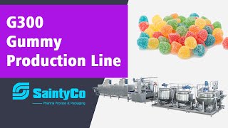 G300 Gummy Production LineSaintyCo [upl. by Spenser]