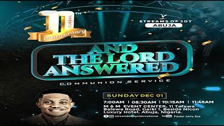 11TH GLOBAL ANNIVERSARY  AND THE LORD ANSWERED COMMUNION  SUNDAY SERVICE  1ST DECEMBER 2024 [upl. by Jeniffer]