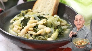 Escarole and Beans Recipe  OrsaraRecipes [upl. by Kauppi]