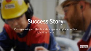 Success Story Reengineering of other brand compressor cylinder within tight time frame [upl. by Whall978]