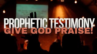 Prophetic Prayer and Testimony  A pastor walked in the room and the Holy Spirit healed him [upl. by Corliss]