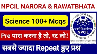 NPCIL Science Questions 2024  NPCIL NARORA Science Paper 2024  NPCIL Rawatbhata Science Paper [upl. by Sparhawk]