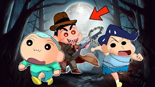 Shinchan Became Deathslinger In DBD 😱🔥  Shinchan Playing Dead By Daylight 😂  Horror Game [upl. by Esmerolda]