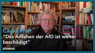 Politikwissenschaftler Werner Patzelt zum Fall Maximilian Krah und der aktuellen Stimmung in der AfD [upl. by Howell]