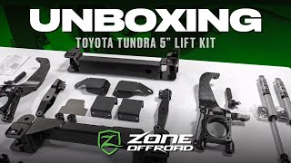 Toyota Tundra 5quot Lift Kit  UNBOXING [upl. by Ettenna934]