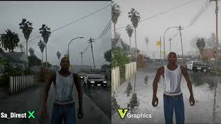 GTA SA DirectX 30 VS VGraphics [upl. by Mosby]