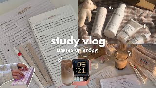 Study vlog 🤎 6am morning routine getting back on track sunsets lots of coffee ft Scrintal [upl. by Aissatan]