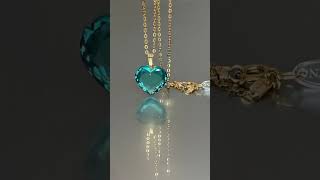 Heart necklace ideas♥️ fyp viralvideo trendingvideo shortsfeed fashion ❣️✨ [upl. by Lrak]