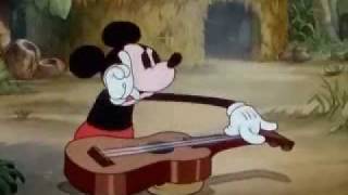 MICKEY MOUSE sings LOVE LETTERS in the SAND in Spanish [upl. by Bolger668]