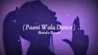 Paani wala dance slowedreverb [upl. by Adnawad732]