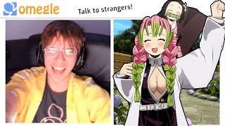 Mitsuri Goes On Omegle VRChat [upl. by Aidin]