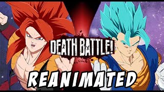 Gogeta VS Vegito  DEATH BATTLE Reanimated [upl. by Novyart]