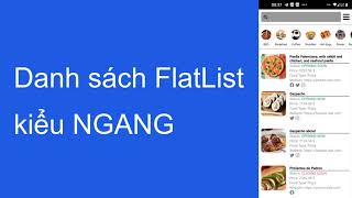 09Hiển thị danh sách FlatList kiểu ngang  React Native [upl. by Ludeman]