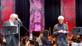 Plácido Domingo sound check with José Carreras  Tokyo 2023 [upl. by Trefor]