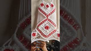 New macrame heart shape mirror full tutorial available on my YouTube channel [upl. by Dido987]