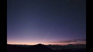 The Morning Beauty The Comet TsuchinshanATLAS as viewed from Maunakea Hawaii 20241003 [upl. by Anella]