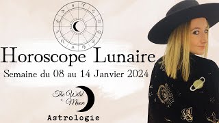 Horoscope lunaire semaine du 08 au 14 janvier 2024 [upl. by Anawed498]