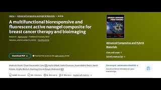 Innovative Nanogel Composites for Targeted Breast Cancer Therapy and Bioimaging [upl. by Mitman847]