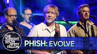 Phish Evolve  The Tonight Show Starring Jimmy Fallon [upl. by Otsenre]