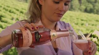 Abbazia Fiorino dOro Moscato rosé spumante dolce video tasting review English sub [upl. by Aseel]