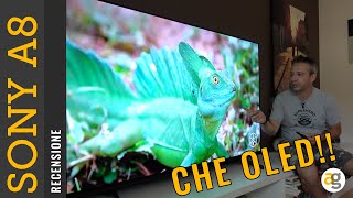 Recensione OLED SONY A8 Top 2020 [upl. by Hanafee]