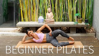 25 MIN FULL BODY PILATES WORKOUT FOR BEGINNERS No Equipment [upl. by Harcourt]