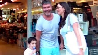 Simon Cowell And Family Beautiful In Blue [upl. by Monti]