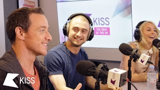 James McAvoy amp Daniel Radcliffe  KISS Breakfast Takeaway [upl. by Cherian]