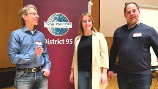 Invitation to the Toastmasters District 95 Conference 2024 from the District Management Trio [upl. by Tonie]